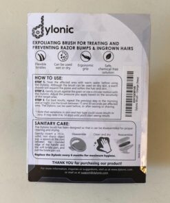 Dylonic Exfoliating Brush Razor Bumps and Ingrown Hair Treatment for Bikini Area - Eliminate Shaving Irritation for Face, Armpit, Legs, Neck, Bikini Line - Silky Smooth Skin Solution for Men and Women 1pk Orange 35 71Xq4PjNtHL