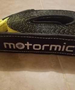 Motormic Tow Strap Recovery Kit – 3" x 30ft (30,000 lbs.) Rope + 2" Shackle Hitch Receiver + 5/8" Locking Pin + 3/4" D Ring Shackles with Safety Ring + Heavy Duty Bag - Off Road Pick Up Towing Complete Recovery Strap Kit 41 71XqaGv7nL