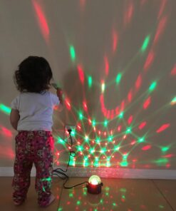 Sound Activated Party Light, Spriak Disco Light Disco Ball - Remote Control, 7 Modes - Best Dj Dance Lamp Strobe Lights for Birthday Xmas Festival Parties, Stage Bar Club Room House Karaoke Wedding plug-in disco light 40 71XrzLukY3L