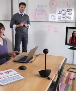 Logitech BCC950 Desktop Video Conferencing Solution, Full HD 1080p B23 Video Calling, Hi-Definition Webcam, Speakerphone with Noise-Reducing Mic, For Skype, WebEx, Zoom PC/Mac/Laptop/Macbook - Black Standard Packaging 19 71XsJA0oYnL