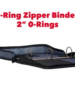 Case-It The Classic Zipper Binder - 2 Inch O-Rings - Multiple Pockets - 800 Sheet Capacity - Comes with Shoulder Strap - Purple D-251 15 71XthApXmvL