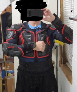OHMOTOR Motorcycle Body Protective Jacket Armor Men, Motocross Riding Protective Gear,ATV Dirt Bike Chest Spine Protector 3X-Large-4X-Large Red 29 71Xu5ND96JL