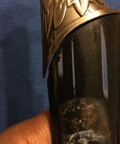 ASR Outdoor 13.5 inch Animal Head Decorative Collector's Hunting Knife with Ornamental Scabbard Black Wolf 35 71XuCQuMLjL