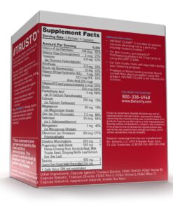 Detoxify – Instant Clean – 4 Capsules – Professionally Formulated Herbal Detox Capsules – Enhanced with Metaboost, Milk Thistle Extract, Uva Ursi & Ginseng Extract - Plus Sticker 3 Count (Pack of 3) 7 71XuR3n3HL