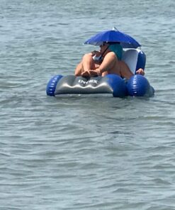 Intex Floating Recliner Inflatable Lounge, 71in X 53in, Multicolor 1 Pack 29 71XuV0owmbL