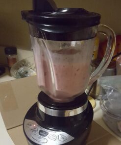 Hamilton Beach Smoothie Smart Blender with 5 Speeds & 40 oz Glass Jar, Black (56206) 19 71XujST1C3L