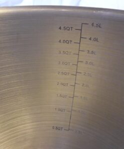 X-Chef Stainless Steel Bowls with Lids, Mixing Storage Bowl Set of 5 with Measurement, Stackable & Non-slip (1, 2, 2.5, 3.5, 4.5 QT) 52 71XuyOC8LL 1