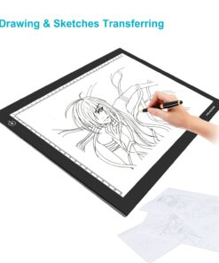 HUION L4S LED Light Box A4 Ultra-Thin USB Powered Adjustable Light Pad for Tracing 28 71Xw8uRxdQL