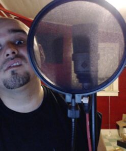 Nady MPF-6 6-Inch Clamp On Microphone Pop Filter with Flexible Gooseneck and Metal Stabilizing Arm Pop Filter with Stablizing Arm 38 71XwGeJaSwL