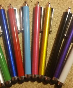 Stylus Pen, IC ICLOVER 10PCS Long Styli Metal Touch Screen Pen for iPhone 14/13/12/11/PRO/Max/SE2/X/XS/Plus, iPad, iPod, Samsung, Android, Kindle, Tablet PC, Barnes & Noble, 10 Colors White 30 71XwIauje L