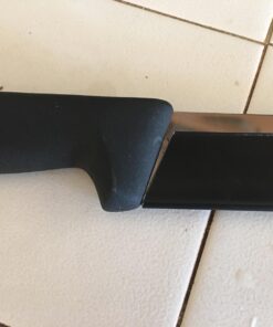 Messermeister 12” Slicer Edge-Guard, Black - Fashionable & Functional Knife Protector for Carving & Slim-Blade Knives - 2 Blade Entry Notches - 12.5” x 0.9375” 12.5” x 1.25" 20 71Xwe2umcNL