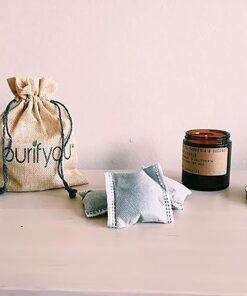 100% Natural Bamboo Charcoal Air Purifying Bag - Set of 12 Carbon Filters, Deodorizer Bags, Odor Absorber for Diaper Pail, Trash, Shoes, Closets, Cars, Fridge, Pets House, Kitchen, Home by purifyou 30 71XxIWRp2cL