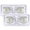 Kohree 12V Led 640 Lumens RV Ceiling Double Dome Light RV Interior Lighting for Trailer Camper with ON/OFF Switch, Natural White 4000-4500K, 48X5050SMD (Pack of 2) 2 Packs/Double Dome 23 71XxTxEgimL