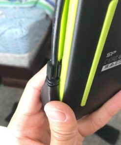 SP Silicon Power 2TB Rugged Portable External Hard Drive Armor A60 Shockproof USB 3.1 Gen1 for PC Mac Xbox and PS4 Black Black-Green 65 71Xz 0b1WnL