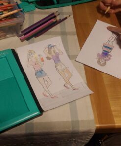 Kahootz Fashion Plates — Classic Styles — Mix-and-Match Drawing Kit — Make 100s of Fabulous Fashion Designs — For Ages 6+ 39 71Y 2iC EKL