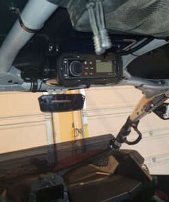 Pyle Durable Universal Marine Stereo Cover - Water Resistant Boat Radio Protector Shield with Flip-Up Door & Neoprene Gasket - Compatible with Dual Shaft & DIN Style Stereos - Pyle PLMRCB3 , Black 17 71Y0ehfGbdL