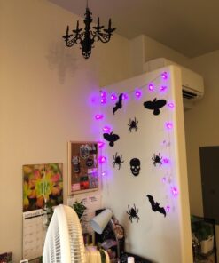 Amscan | Party Decoration | Halloween Glitter Paper Chandelier Decorating Kit | 17 in a Package 25 71Y1KBC19AL