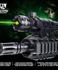 Alternative view of OZARK ARMAMENT Green Rifle Laser - Gun Laser For Rifles With Picatinny Rail - Green Lazer Sight for rifle 532 NM Green Laser for Rifle Picatinny Rail Mount Included With Each Gun Laser Sight For Rifle