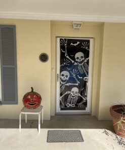 Skeleton Door Cover - Halloween Wall Decoration 19 71Y4Nqi1EqL