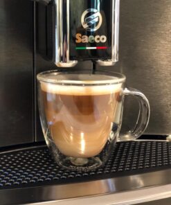 PHILIPS Saeco Xelsis Super Automatic Espresso Machine - LatteDuo Milk System, 15 Coffee Varieties, 6 User Profiles, Touchscreen, Black & Titanium, (SM7684/04) 42 71Y4rBgXkKL