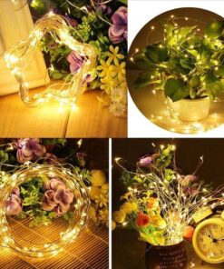 ER CHEN 165ft Led String Lights, 500 Led Fairy Starry Lights on 50M Silvery Copper Wire String Lights for Christmas (Warm White) Warm White 23 71Y5FQGzjbL