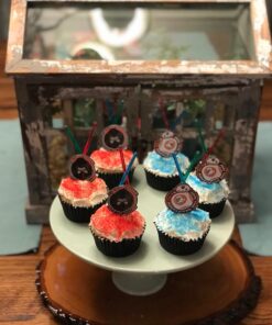 Light Sabre Cupcake Decoration Toppers Sticks Picks Set for Children Birthday Party, Fan Shows, Movies, 4" inches Tall (12 Pack) 46 71Y5N2cxi5L