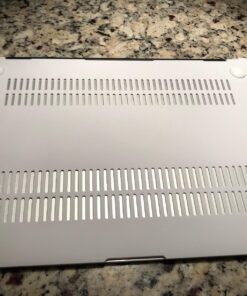 MOSISO Compatible with MacBook Air 13 inch Case (Models: A1369 & A1466, Older Version 2010-2017 Release), Plastic Pattern Hard Shell Case & Keyboard Cover & Screen Protector, White Marble 80 71Y6aFwWBzL