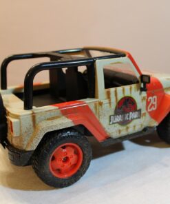 Jada Toys Jurassic World 1:16 Wrangler RC Remote Control Car 2.4 GHz, toys for kids and adults, 97054 64 71Y74uOI6L