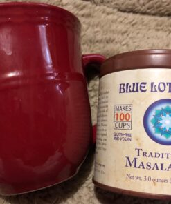 Blue Lotus Chai - Traditional Masala Chai - Makes 100 Cups - 3 Ounce Masala Spiced Chai Powder with Organic Spices - Instant Indian Tea No Steeping - No Gluten 3 Ounce (Pack of 1) 56 71Y7E4SN4yL