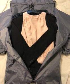 Convertible Garment Bag with Shoulder Strap, Modoker Carry on Garment Duffel Bag for Men Women - 2 in 1 Hanging Suitcase Suit Travel Bags (Grey) Ash Grey 68 71Y7H0TthbL