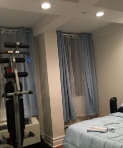 Zenna Home Rustproof Tool-Free Tension or Permanent Mount Adjustable Double Shower Rod, 44 to 72 Inches, Chrome 32 71Y7QFDRrL