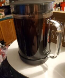 Primula Pace Cold Brew Iced Coffee Maker with Durable Glass Pitcher and Airtight Lid, Dishwasher Safe, Perfect 6 Cup Size, 1.6 Qt, Black 30 71Y7jJRMCmL