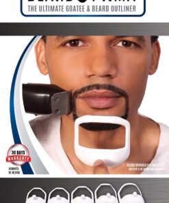 Beardoptima Goatee Outliner Kit For Men - Beard Shaping & Styling Templates with 5 Sizes Set All-In-One Tool | Beard Trimmer Or Razor To Style - Beard Care & Grooming Gift Kit For Any Beard Bro 16 71YAHQ6NCL