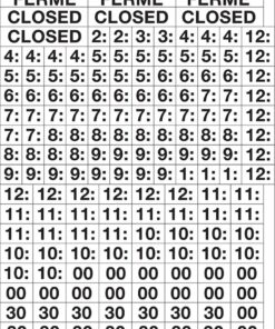 Cosco Business Hours Boutique Sign Static Cling Numbers Included 8 x 12 inches (098392) 7 71YAPP9nq4L