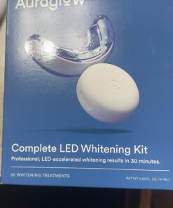 Auraglow 35% Teeth Whitening Gel Syringe Refill Pack, 35% Carbamide Peroxide, 30 Whitening Treatments, (3) 5mL Whitening Gel Syringes, Sensitive Teeth Whitening 35 71YCtjuPZlL