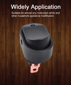 COONLINE 12V 30A Toggle Switch Rocker Switch Waterproof LED Blue Green Yellow Red Lighted 3P SPST On-Off Control for Car Truck Boat Marine Auto Motorcycle 4Pcs Colorful 14 71YCytV WhS