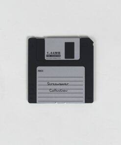 Nineties Nerd Retro Floppy Disk Non-slip Silicone Drink Coaster Set by Modern Coaster 11 71YDvhKkX1L