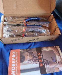 Workpro 7-piece Pliers Set (8-inch Groove Joint Plier, 6-inch Long Nose, 6-inch Slip Joint, 4-1/2 Inch Long Nose, 6-inch Diagonal, 7-inch Linesman, 8-inch Slip Joint) for DIY & Home Use 36 71YEliW0A9L