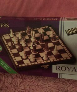 Chess Royal 30 European Wooden Handmade International Set, 11.81 x 1.97-Inch 25 71YEv6o JUL