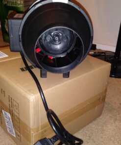 VIVOSUN R4 4 Inch 190 CFM Inline Duct Ventilation Fan with Variable Speed Controller for Grow Tent 45 71YFAB7MGL