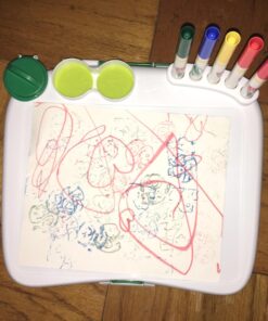 Crayola Color Wonder Mess Free Art Desk with Stamps, 20+ Pieces, Kids Toys 21 71YFWo0bhL