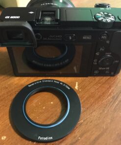 Fotodiox Reversible Lens Hood Kit for E-Mount PZ 16-50mm F3.5-5.6 OSS E-Mount Power Zoom Lens, Reversible Tulip Flower Hood w/Cap 41 71YFmbbkPcL