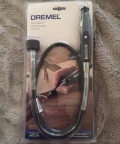 Dremel Flex Shaft Rotary Tool Attachment with Comfort Grip and 36” Long Cable - Engraver, Polisher, and Mini Sander- Ideal for Detail Metal Engraving, Wood Carving, and Jewelry Polishing ,225-02, Grey Shaft attachment 68 71YFnfoMncL