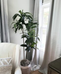 Nearly Natural 6596 6ft. Dracaena Silk Plant (Real Touch),Green 37 71YGkOaIB4L