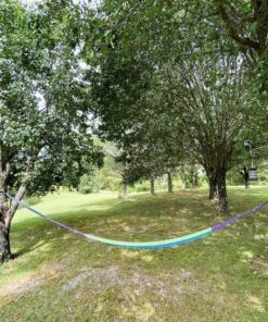 Foxelli Hammock Straps XL – Camping Hammock Tree Straps Set (2 Straps & Carrying Bag), 20 ft Long Combined, 40+2 Loops, 2000 LBS No-Stretch Heavy Duty Hammock Suspension System Kit 35 71YGu6J7JGL