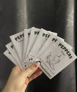 Hot Pepper Seeds - Organic Heirloom Chili Seed Variety Pack for Planting - Cayenne, Jalapeno, Habanero, Poblano, and More 53 71YH9eorxYL