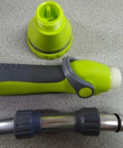 The Relaxed Gardener Watering Wand - 15" Garden Hose Nozzle Sprayer 8 Adjustable Spray Patterns and Thumb Control Shut Off Valve 32 71YHRY8lP5L