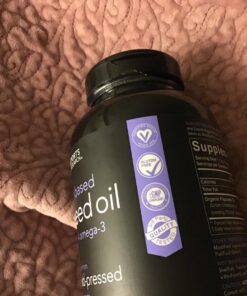 Sports Research Vegan Flaxseed Oil (1200mg) Herbal Supplement with Plant-Based ALA Omega 3 - Vegan Certified & Non-GMO Verified - Gluten, Soy & Carrageenan Free (180 Veggie Softgels) 28 71YHTDXay9L 1