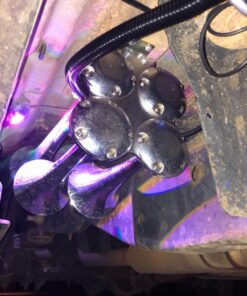 Vixen Horns Train Horn Kit for Trucks/Car/Semi. Complete Onboard System- 150psi Air Compressor, 1.5 Gallon Tank, 4 Trumpets. Super Loud dB. Fits Vehicles like Pickup/Jeep/RV/SUV 12v VXO8715/4114 23 71YHgbtxNhL