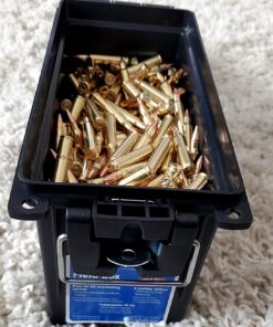 Sheffield 12629 Field Box, Ammo Storage Can and Water Resistant Ammo Can, Bullet Case Designed for Pistol, Rifle, or Shotgun Ammo Storage, Stackable and Lockable Ammo Box, Made in The USA, Black 50 71YHue0gm L